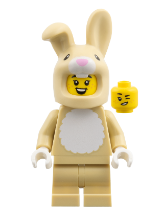lego 2026 mini figurine col470 Bunny Costume Fan