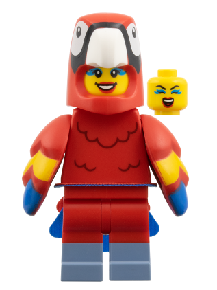 lego 2026 mini figurine col472 Parrot Costume Fan