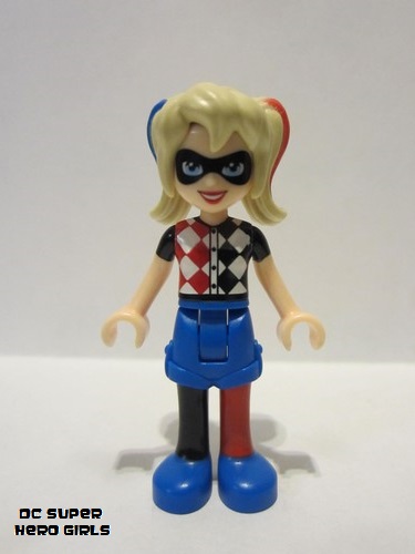 lego 2017 mini figurine shg002 Harley Quinn Blue Shorts 