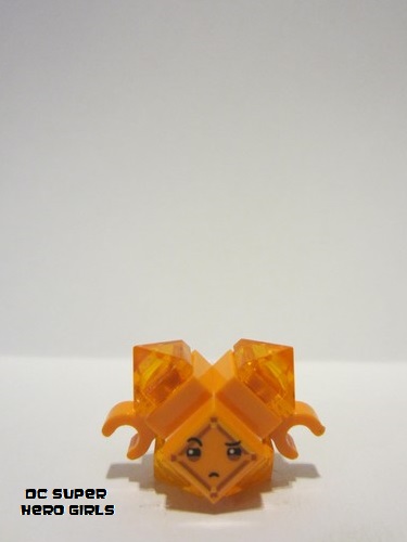 lego 2017 mini figurine shg027 Kryptomite Orange, Small Crystals, Hands 