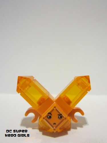 lego 2017 mini figurine shg028 Kryptomite Orange, Medium Crystals, Hands 