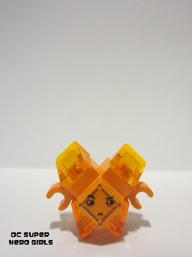 lego 2017 mini figurine shg032 Kryptomite Orange, Small Crystals (Slopes), Hands 