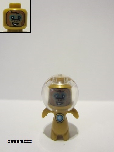 lego 2024 mini figurine drm037 Albert Gold Suit 