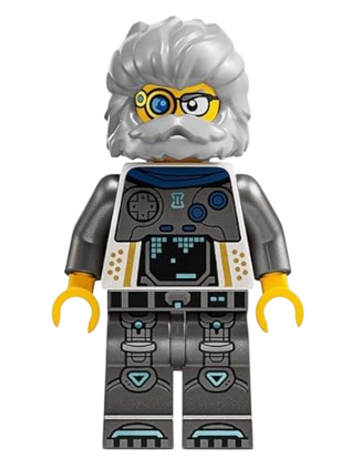 lego 2025 mini figurine drm088 Mr. Oz White and Pearl Dark Gray Suit 