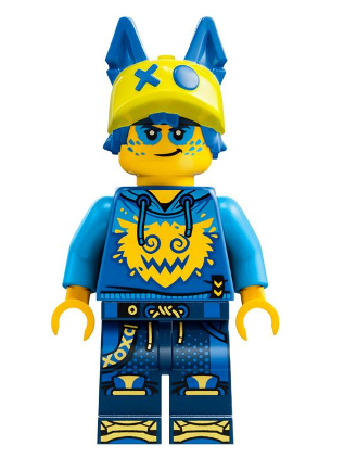 lego 2025 mini figurine drm091 Logan Minifigure, Blue Hoodie 
