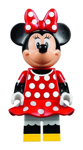 lego 2016 mini figurine dis020 Minnie Mouse Red Polka Dot Dress 