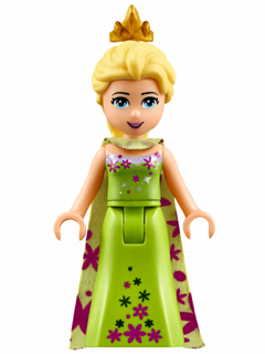 lego 2016 mini figurine dp018 Elsa Lime Dress 
