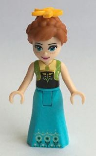 lego 2016 mini figurine dp019 Anna Medium Azure Skirt 