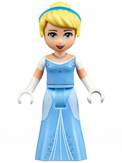 lego 2016 mini figurine dp022 Cinderella Bright Light Blue Dress 