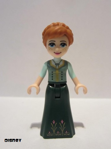 lego 2017 mini figurine dp041 Anna Sand Green Top, Dark Green Skirt 