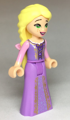 lego 2019 mini figurine dp061 Rapunzel Gold Laced Dress and Flower in Hair 