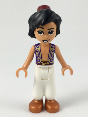 lego 2019 mini figurine dp067 Aladdin Gold Filigree on Vest and Belt 