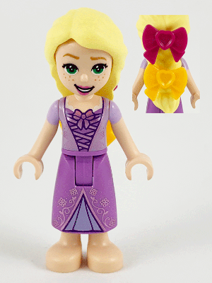 lego 2020 mini figurine dp103 Rapunzel With 2 Bows in Hair 