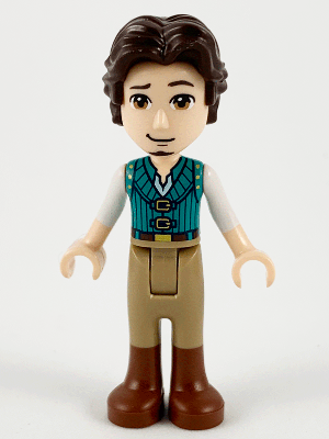 lego 2020 mini figurine dp104 Flynn Rider Dark Turquoise Vest 