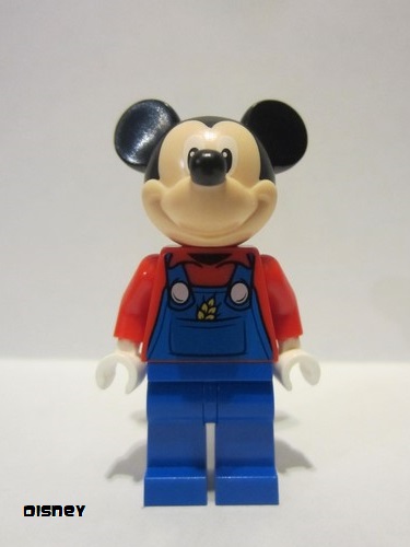 lego 2021 mini figurine dis054 Mickey Mouse Blue Overalls and Red Top 