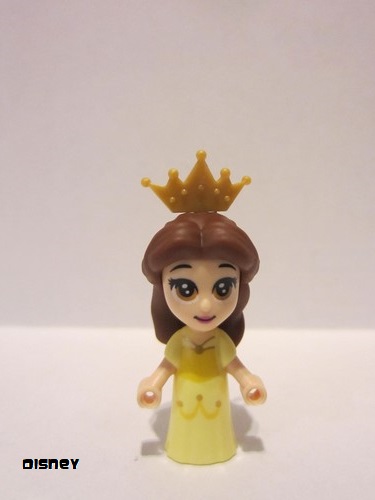 lego 2021 mini figurine dp122 Belle Micro Doll, Crown 