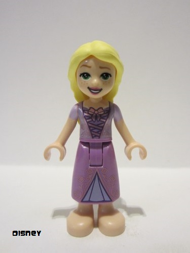 lego 2021 mini figurine dp133 Rapunzel Metallic Pink Laced Dress 