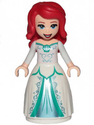 lego 2021 mini figurine dp154 Ariel Human - White Dress 