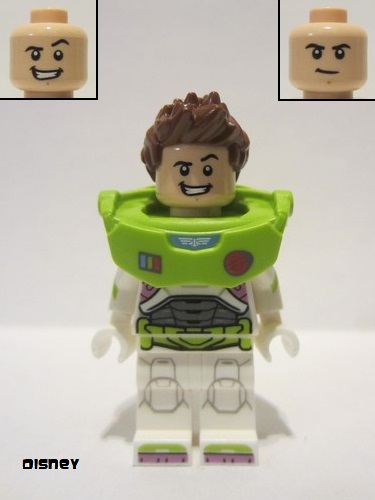 lego 2022 mini figurine dis070 Buzz Lightyear Star Command Suit, Hair 