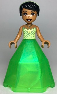 lego 2022 mini figurine dp145 Tiana Diamond Dress Container Bottom 