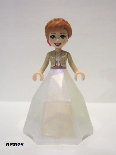 lego 2022 mini figurine dp147 Anna Diamond Dress Container Bottom 