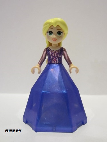 lego 2023 mini figurine dp167 Rapunzel Diamond Dress Container Bottom 