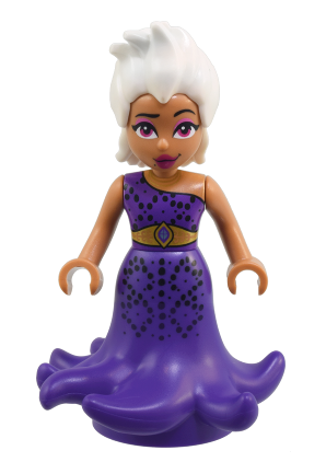 lego 2024 mini figurine dp195 Ursula Mini Doll, Dark Purple Dress 