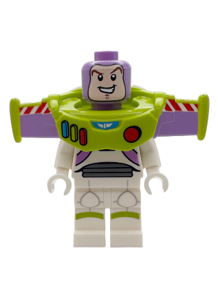 lego 2025 mini figurine dis183 Buzz Lightyear Minifigure Head, One Piece Wings with Jetpack 