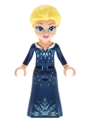 lego 2025 mini figurine dp211 Elsa Dark Blue Dress 