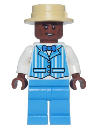 lego 2026 mini figurine dis200 Dapper Dans Quartet Member Dark Azure Suit 