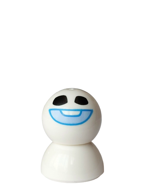 lego 2026 mini figurine dp238 Snowgie Bright Light Blue Smile, Dark Azure Outline, Dome Top 