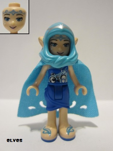 lego 2016 mini figurine elf020 Naida Riverheart Long Cape and Hood 