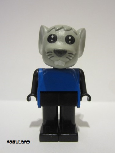 lego 1979 mini figurine fab9c Mortimer Mouse (Morty) Light Gray Head, Blue Top 