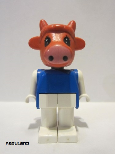 lego 1980 mini figurine fab4a Clara Cow  