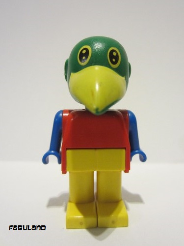 lego 1982 mini figurine fab10c Paul Parrot (Photographer) Green Head 