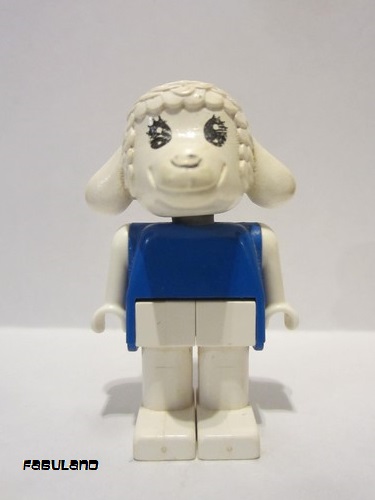 lego 1982 mini figurine fab7a Lisa Lamb Blue Top 