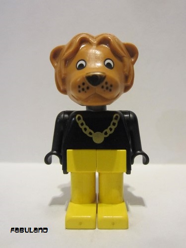 lego 1986 mini figurine fab7f Lionel Lion (Mayor) With Necklace 