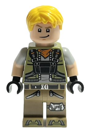 lego 2024 mini figurine fort001 Battalion Brawler  