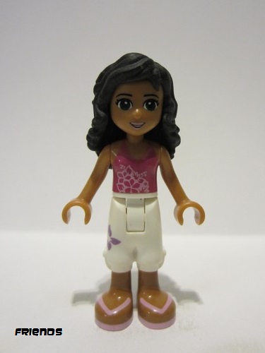 lego 2012 mini figurine frnd0026 Ella White Cropped Trousers, Magenta Top 