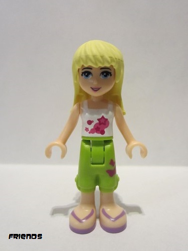 lego 2012 mini figurine frnd028 Stephanie Lime Cropped Trousers, White Top 