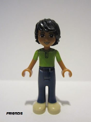 lego 2013 mini figurine frnd0043 Matthew Dark Blue Trousers, Bright Green Polo Shirt 