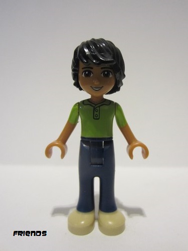 lego 2013 mini figurine frnd043 Matthew Dark Blue Trousers, Bright Green Polo Shirt 