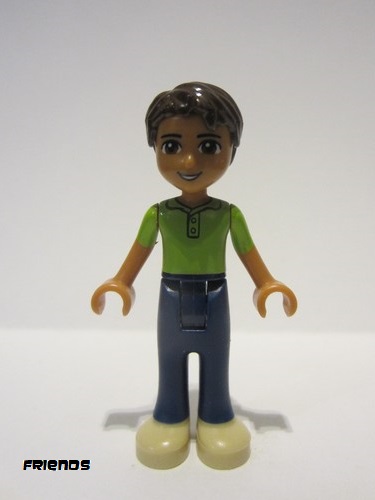 lego 2014 mini figurine frnd0069 Robert Dark Blue Trousers, Bright Green Polo Shirt 