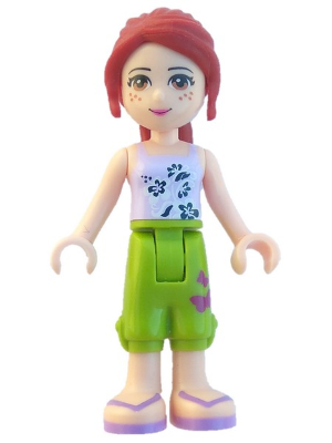 lego 2014 mini figurine frnd059 Mia Lime Cropped Trousers, Lavender Top 