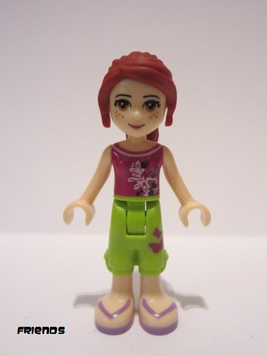 lego 2015 mini figurine frnd130 Mia Lime Cropped Trousers, Magenta Top 