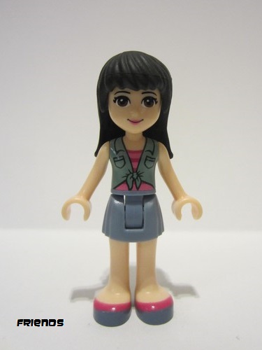 lego 2016 mini figurine frnd154 Maya Sand Blue Skirt, Sand Green Knotted Blouse Top 