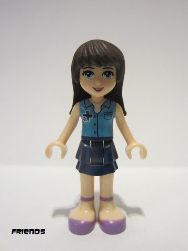 lego 2016 mini figurine frnd159 Sophie Dark Blue Skirt, Medium Blue Blouse 