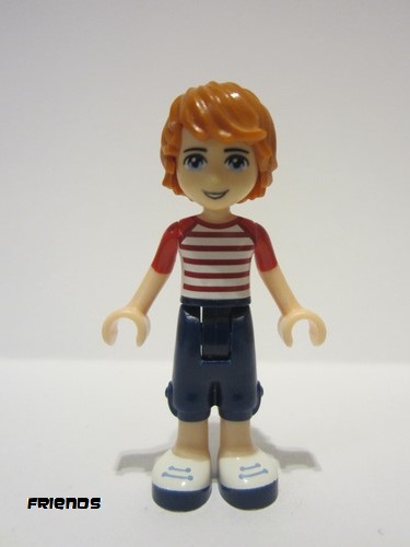lego 2017 mini figurine frnd214 Julian Dark Blue Cropped Trousers, Red Striped Top 