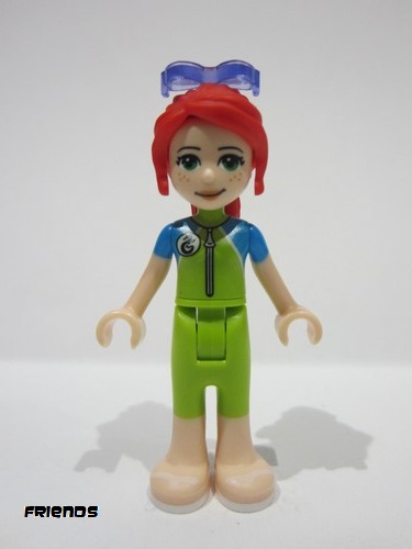 lego 2019 mini figurine frnd0306 Mia Lime Wetsuit, Sunglasses 
