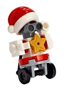 lego 2019 mini figurine frnd340 Zobo the Robot Santa 